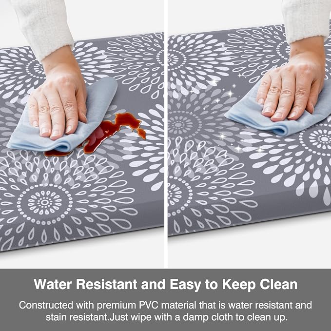 LuxStep Kitchen Mats for Floor, 0.47 inch Thicker Cushioned Rug Anti-Fatigue - Image 6