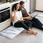 KIMODE Kitchen Mats for Floor, Abstract Kitchen Rugs Sets of 2, Anti Fatigue - Image 7