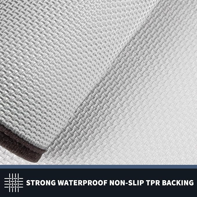 PURRUGS Dirt Trapping Door Mat 24" x 36", Non-Slip Machine Washable Entryway Rug - Image 4