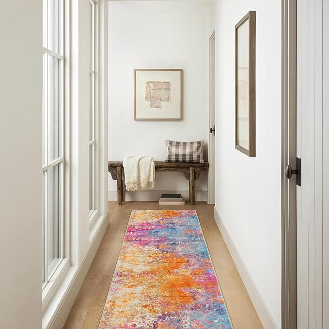Lahome Modern Abstract Runner Rugs by Lahome