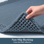 RESARE Waffle Bath Mat for Bathroom, Super Absorbent Bathroom Rugs Non Slip - Image 4