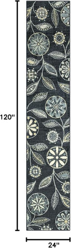 Maples Rugs Reggie Floral Runner Rug - Image 2