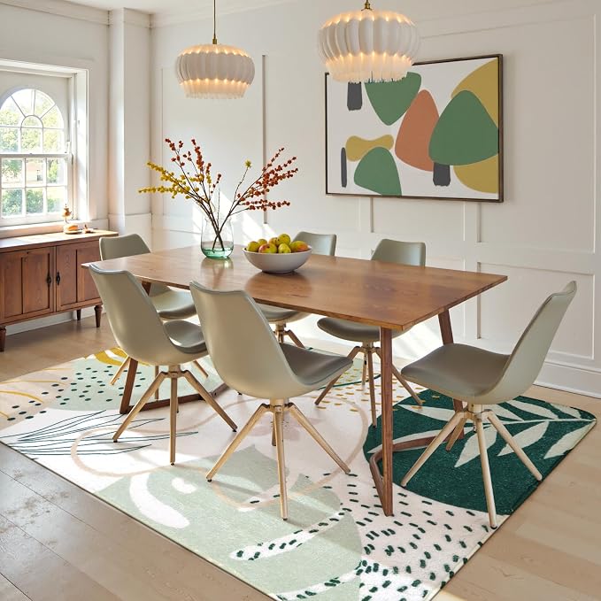 Lahome Green Machine Washable Rugs - Image 3
