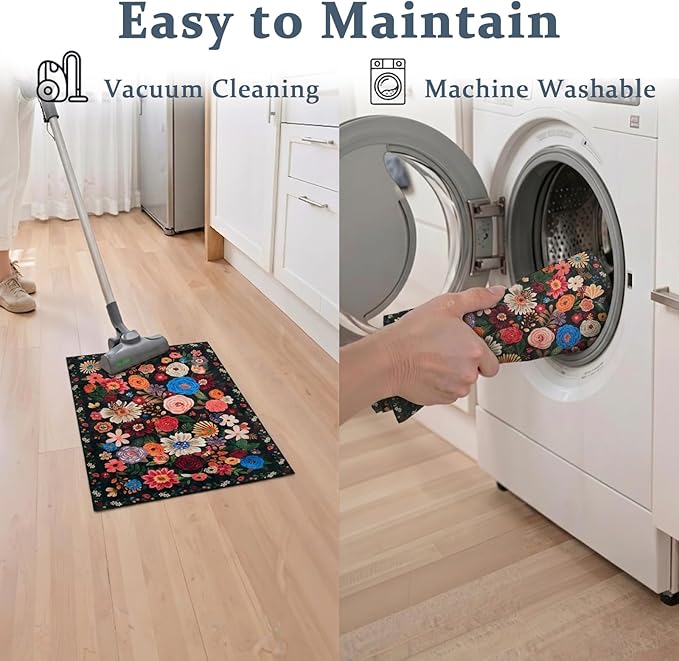 Espresso 24x17 Inch Home Decor Entry Rug, Small Door Mat Bath Mats - Image 4