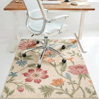 48"x60" Office Chair Mat for Hardwood Tile Floor, Under Desk Carpet Protector by BESBLEE
