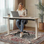 36"x48" Office Chair Mat for Hardwood Tile Floor, Under Desk Carpet Protector - Image 2