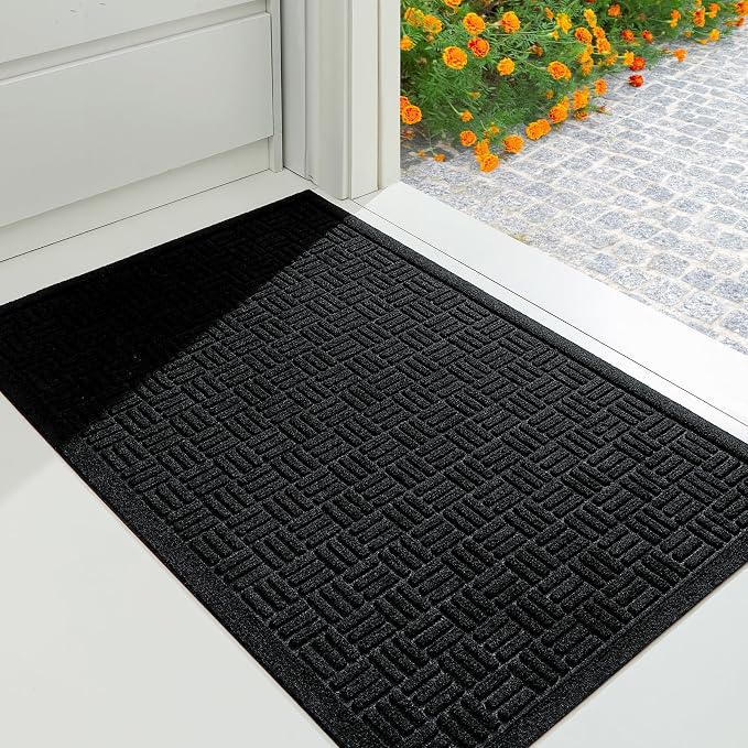 Mibao Front Door Mat Outdoor Entrance, Waterproof Dirt Trapper Doormat - Image 9