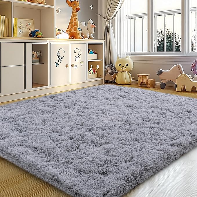 Mugorn 4x6 Rugs for Living Room, Large Fluffy Area Rugs for Bedroom, Soft by MUGORN
