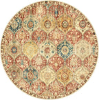 Lahome Moroccan Trellis Washable Round Area Rug, Soft Round Rugs 6ft Ultra-Thin - Image 7