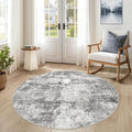 DMOYEST 5ft Round Area Rug for Living Room by DMOYEST