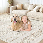cotiled 5x7 Area Rugs Living Room Rug: Washable Boho Rugs - Image 8