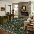 10x12 Area Rugs for Living Room: Washable Rug Stain Resistant Non Slip Low Pile by palohom