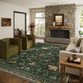 Machine Washable Rug for Living Room: 9x12 Area Rugs for Bedroom Stain by palohom