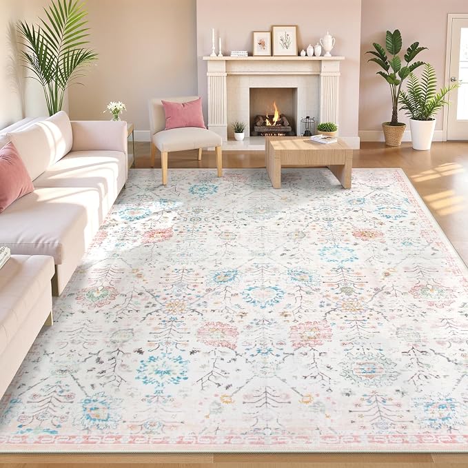 Lahome Flavie 8x10 Washable Rug by Lahome