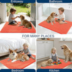 OLANLY Dog Door Mat for Muddy Paws 40x32, Ultra Absorbent Chenille Mud Doormat - Image 8