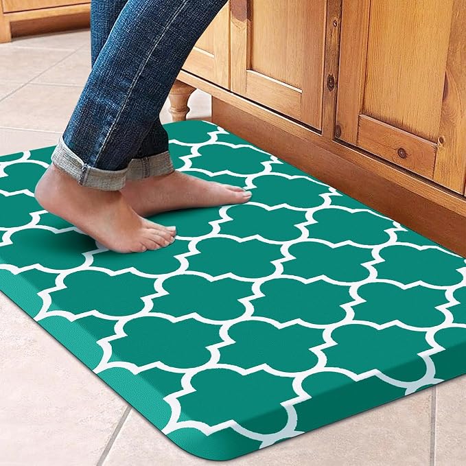 WISELIFE Kitchen Mat Cushioned Anti-Fatigue Kitchen Rug, 17.3"x 28", Non Slip by WiseLife
