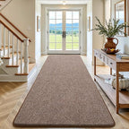 Keeko Soft 2x6 Runner Rug Brown, Bedside Rugs - Image 3