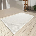 AMOAMI Upgraded Waffle Bath Mat, Super Absorbent Non Slip Bath Mats by AMOAMI