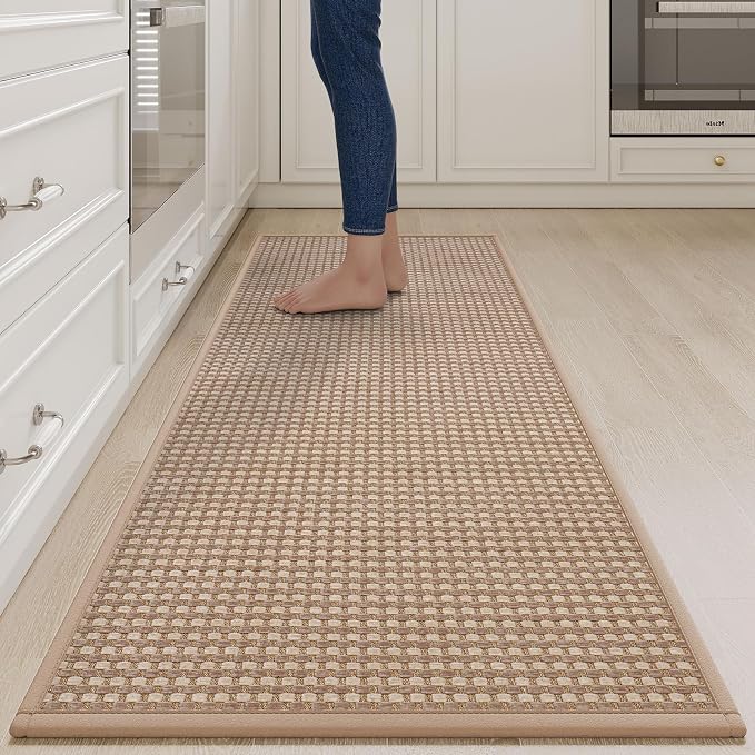 YDKGL Long Kitchen Runner Rugs Kitchen Mat Non Slip Washable, Super Absorbent by YDKGL