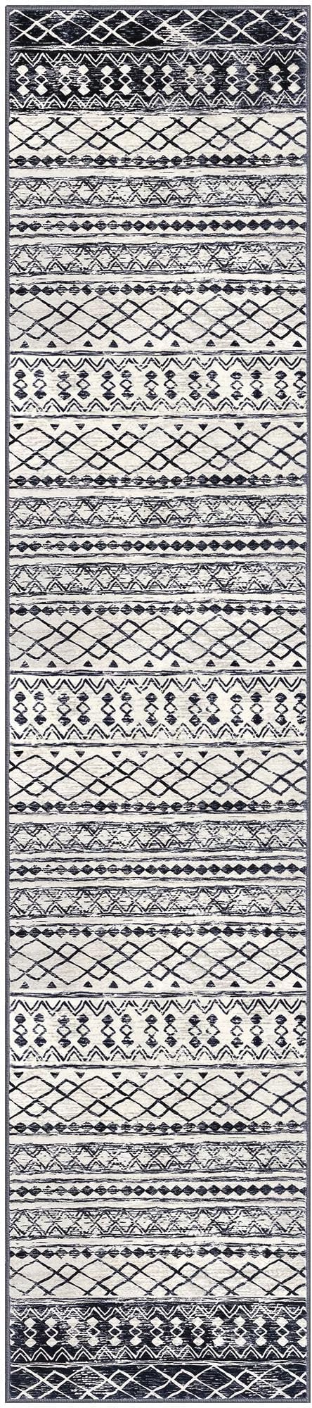 KUTA Boho Runners for Hallways 2.6x12 ft Moroccan Washable Runner Rug Non-Slip - Image 8