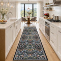 Runner Rug for Entryway: 2.6x10 Kitchen Rugs Non Slip Washable Ultra-Thin Soft by PLHXFRSoftAreaRugs