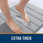 OLANLY Memory Foam Bath Mat 24x16, Super Soft Absorbent Bathroom Rugs, Quick Dry - Image 6