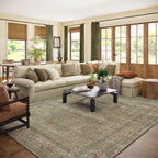 Washable Area Rugs for Living Room: 9x12 Bedroom Rug Boho Vintage Rugs Stain by palohom