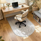 jinchan Zenith Blue Floral Area Rug - Image 3