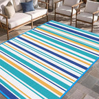 Outdoor Patio Plastic Rug Waterproof by Kalafun