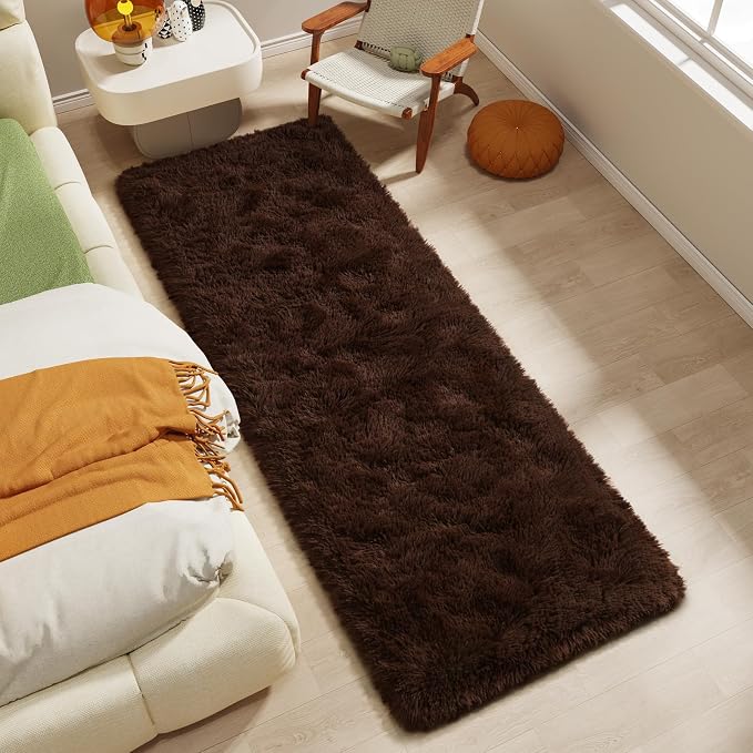 LOCHAS Ultra Soft Indoor Modern Area Rugs 2x6, Fluffy Living Room Carpets - Image 2