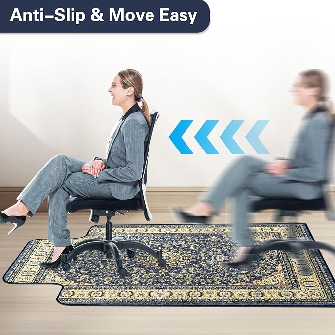 36" X 48" Office Chair Mat for Hardwood and Tile Floors, Under Desk Chair Mat - Image 4