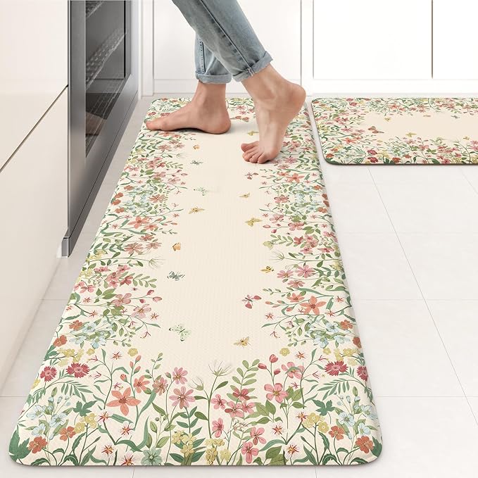 KIMODE Anti Fatigue Kitchen Mats by StayinComfortCookwithJoy