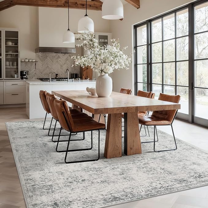 Rugxara 6x9 Area Rugs for Living Room Bedroom, Large Washable Rug, Non Slip & - Image 3