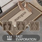 Ultra Thin Door Mat Indoor Entrance, 1/10 in Thin Door Mats - Image 4