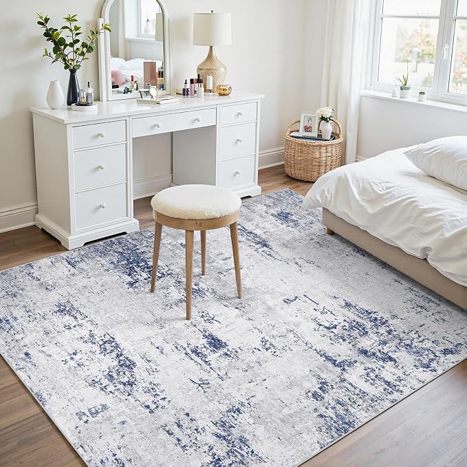 Area Rugs 5x7 Living Room: Large Modern Abstract Washable Rug Soft Anti-Skid - Image 7