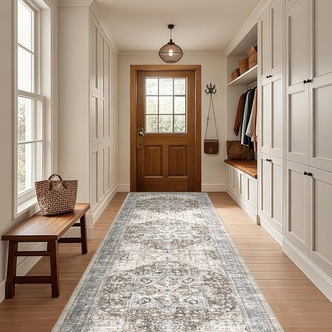 Tortania Area Rug 3x10 Runner Rugs - Image 4