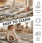 8x10 Ft Extra Large Shag Rugs for Living Room, Tie Dyed Ultra Soft Fluffy Furry - Image 7