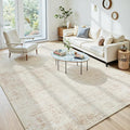 6x9 Area Rugs for Living Room Washable Rug: Anti-Skid Abstract Modern Living by Crority