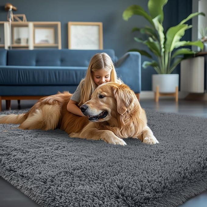 Fluffy Area Rugs for Bedroom 5x7: Shag Rugs for Bedroom - Image 3