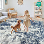 Area Rug Living Room Rugs: 8x10 Large Soft Indoor Carpet Modern Abstract Decor - Image 5