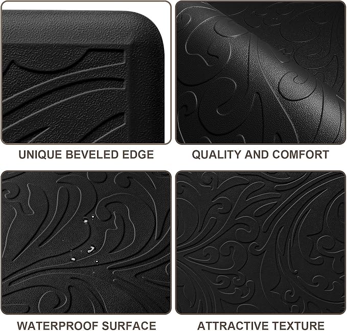 KMAT Kitchen Mat Cushioned Anti-Fatigue Waterproof Non-Slip Standing Mat - Image 5