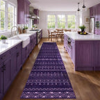 SERISSA Hallway Runner Rug, Soft Low-Pile Geometric Indoor Long Carpet - Image 2