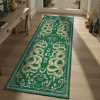 DCX Washable 2x6 Snake Runner Rug, Soft Low Pile Carpet, Kid & Pet Friendly - Image 2