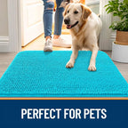 OLANLY Dog Door Mat for Muddy Paws 47x32, Absorbs Moisture and Dirt, Absorbent - Image 6