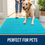 OLANLY Dog Door Mat for Muddy Paws 47x20, Absorbs Moisture and Dirt, Absorbent - Image 6