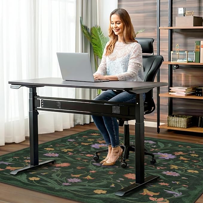 48"x72" Office Chair Mat for Hardwood Tile Floor, Under Desk Carpet Protector - Image 2