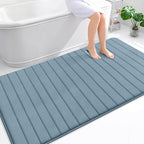 OLANLY Memory Foam Bath Mat 70x46, Super Soft Absorbent Bathroom Rugs, Quick Dry by OLANLY