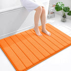 OLANLY Memory Foam Bath Mat 44x32, Super Soft Absorbent Bathroom Rugs, Quick Dry by OLANLY