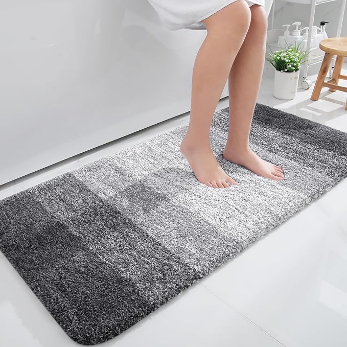 OLANLY Large Bathroom Rugs Mat 45x27, Extra Soft Absorbent Microfiber Bath Rugs by OLANLY