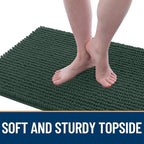 OLANLY Dog Door Mat for Muddy Paws 59x20, Ultra Absorbent Chenille Mud Doormat - Image 3